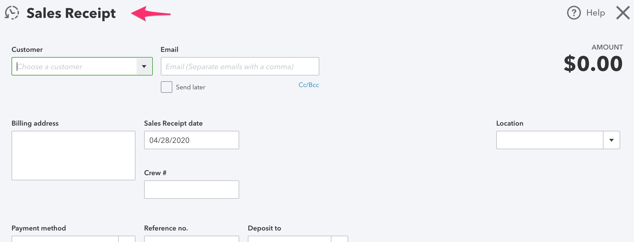 WeIntegrate Sales Receipt mode — pending order flow and payment-triggered Sales Receipt creation in QuickBooks Online